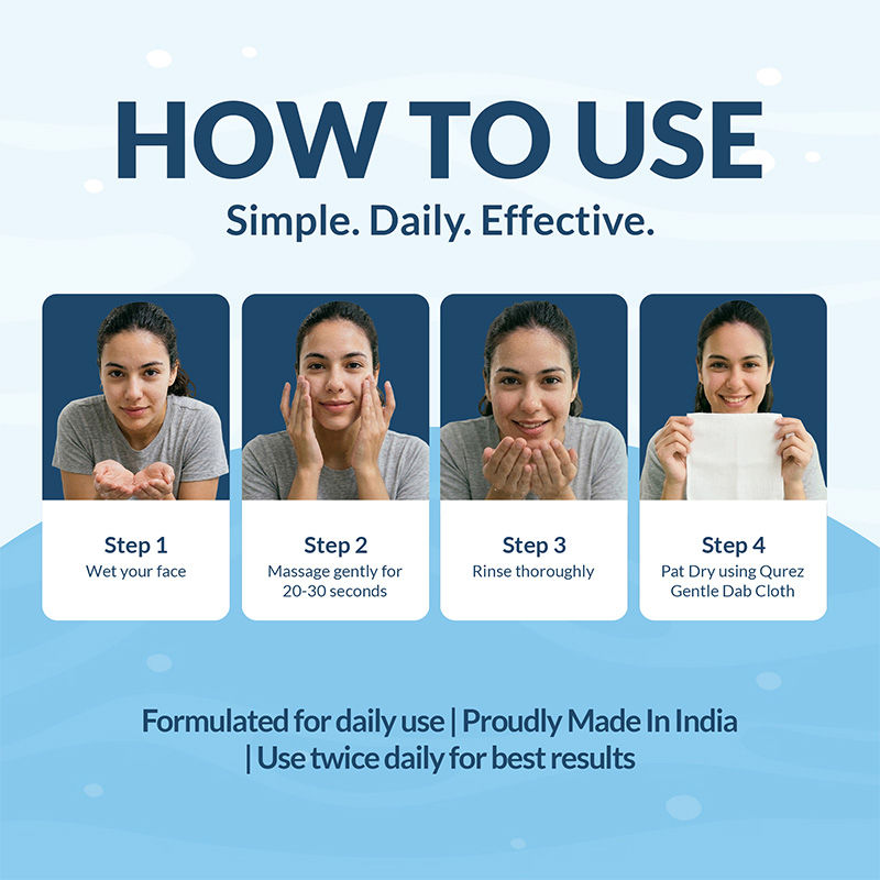 Daily Clearing Facewash With 10% Rice Water, 1% Salicylic Acid & Dermatologically Tested