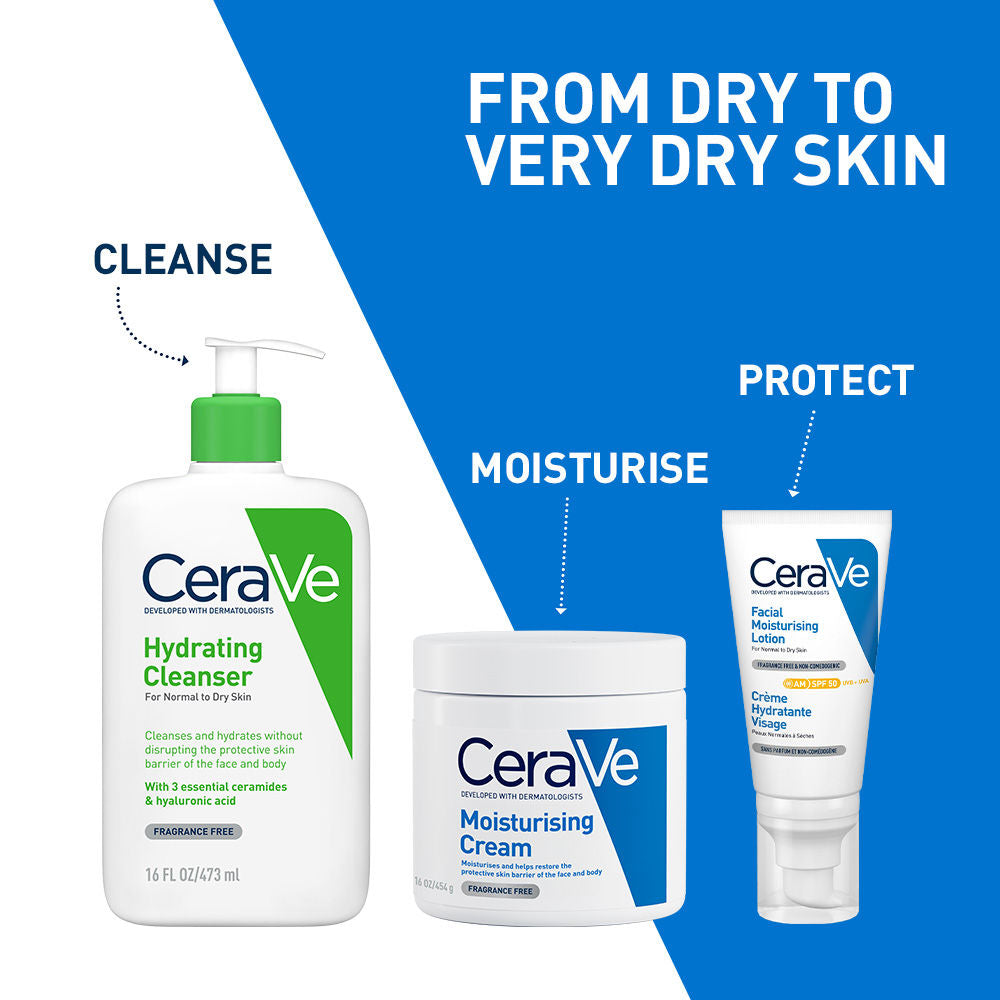 Moisturizer For Dry Skin, Barrier Repair Cream with Ceramides, Dermatologist recommended