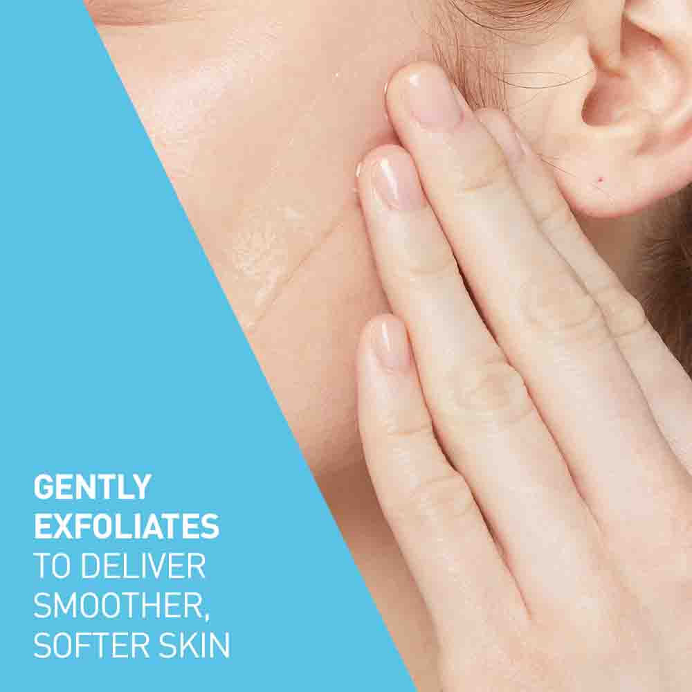 SA Smoothing Cleanser For Dry, Rough & Bumpy Skin, Face Wash With Salicylic Acid & Ceramides