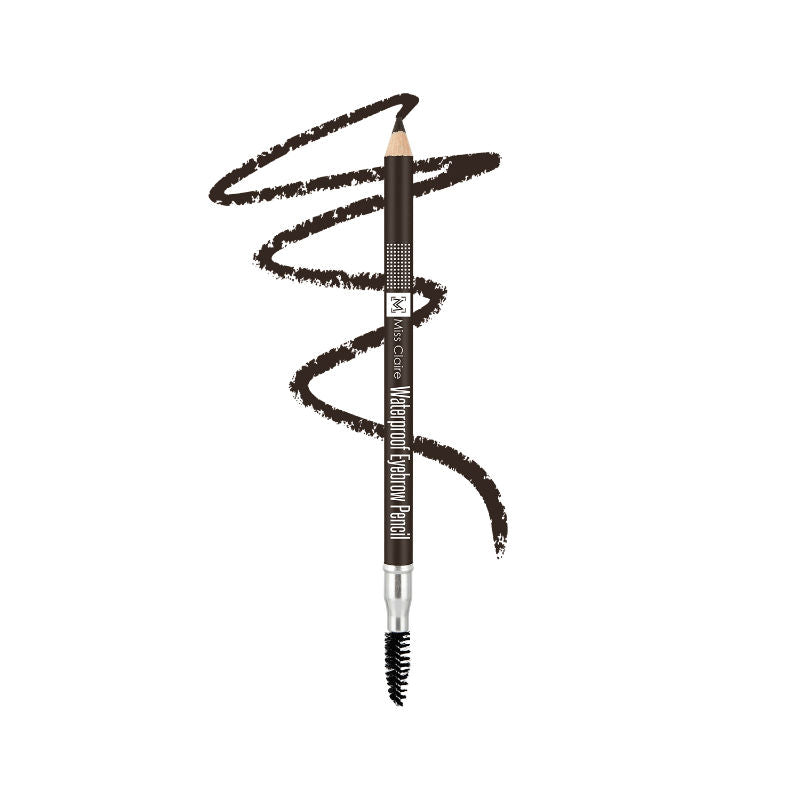 Waterproof Eyebrow Pencil With Mascara Brush