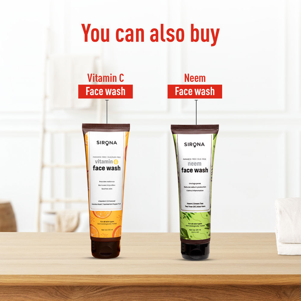 Natural Exfoliating Face Wash With Apricot & Flaxseed Extracts To Reduce Blemishes & Acne