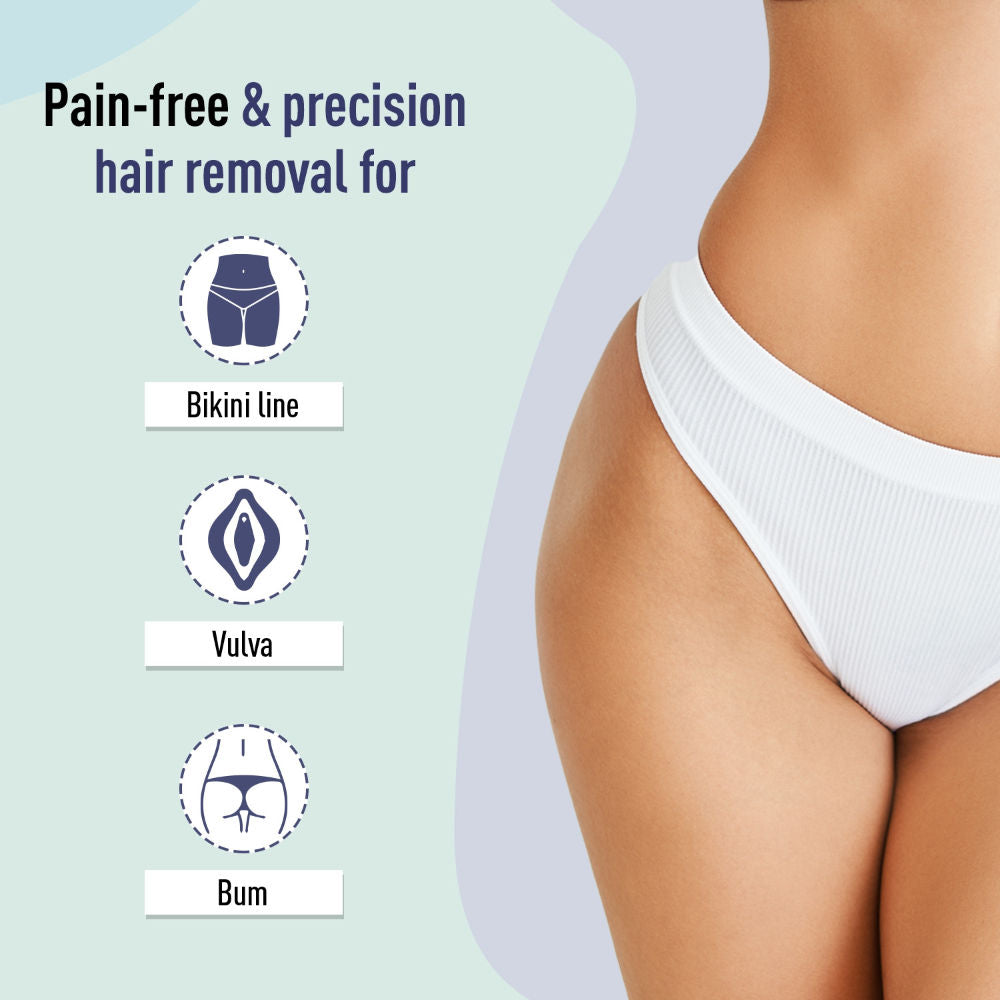 Disposable Bikini Line Trimming Razor For Women With Aloe Vera & Vitamin E Lubrication Strip