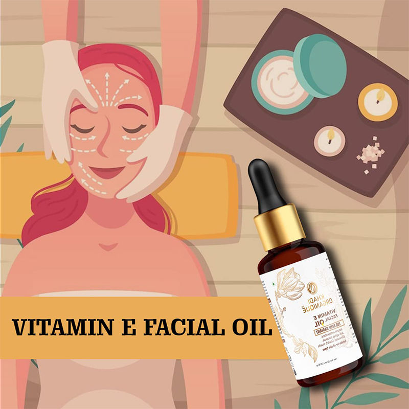Vitamin E Facial Oil for Radiant & Glowing Skin, Remove Acne Scars & Marks