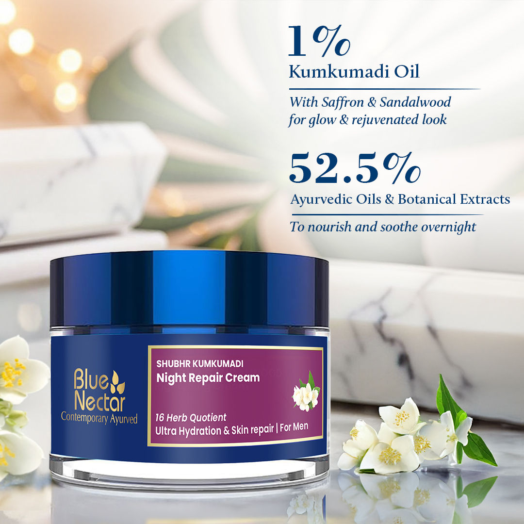 Night Repair Cream for Ultra Hydration & Skin Repair for Men