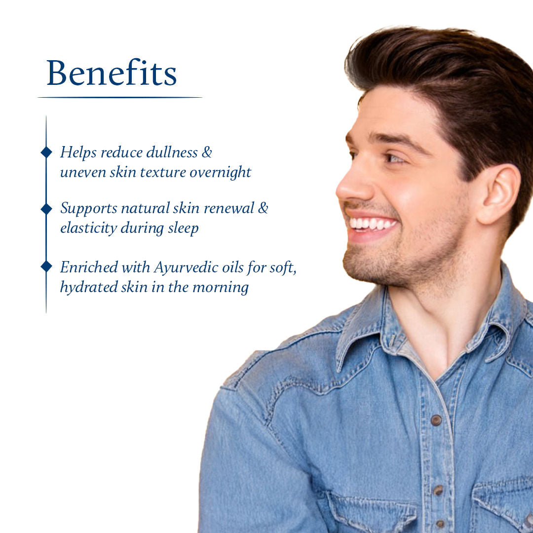 Night Repair Cream for Ultra Hydration & Skin Repair for Men