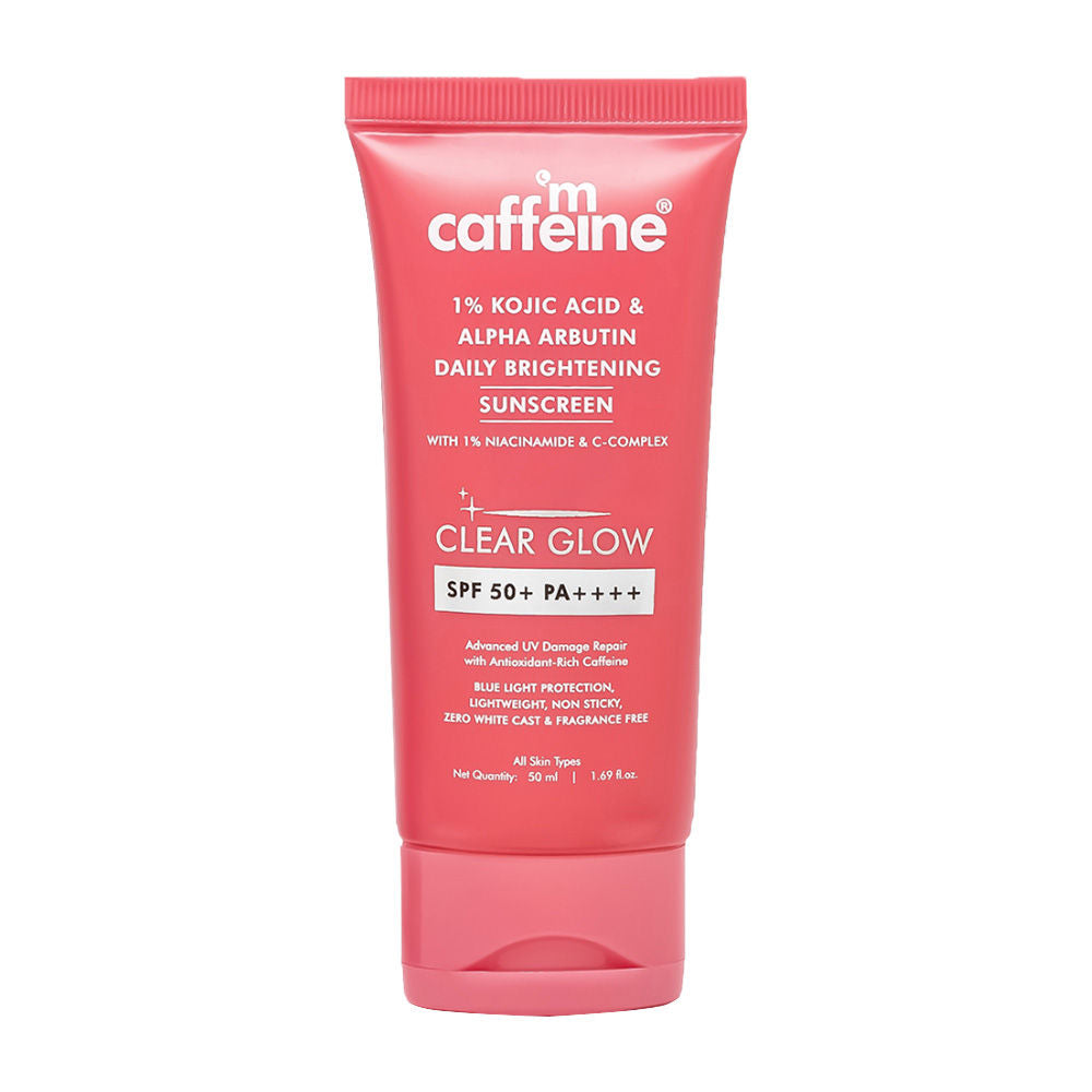 CLEAR GLOW 1% Kojic Acid Alpha Arbutin Daily Brightening Sunscreen