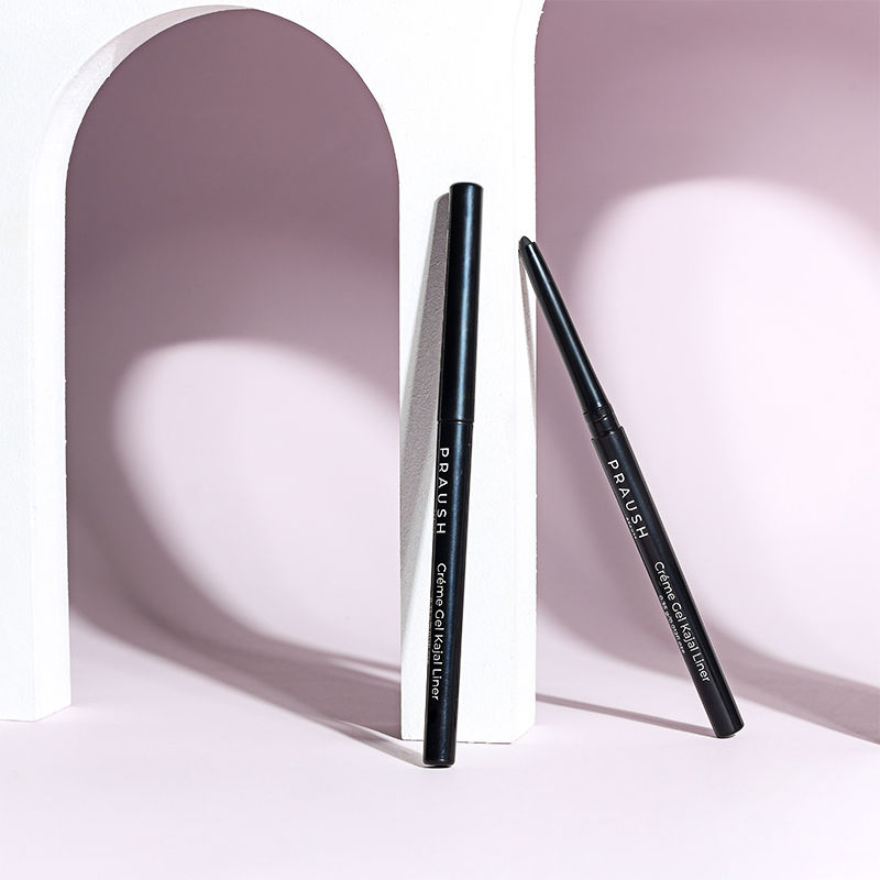Beauty Waterproof and Smudge Proof Crème Gel Kajal Eyeliner Eye Pencil- Black
