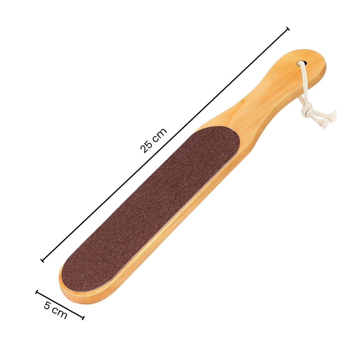 Foot Filer & Scrubber Wooden Double Sided Dead Skin Callus Remover Feet Heels Pedicure Tool