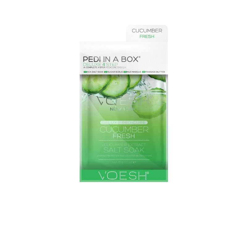 Deluxe Pedicure In A Box (4 Step) - Cucumber Fresh