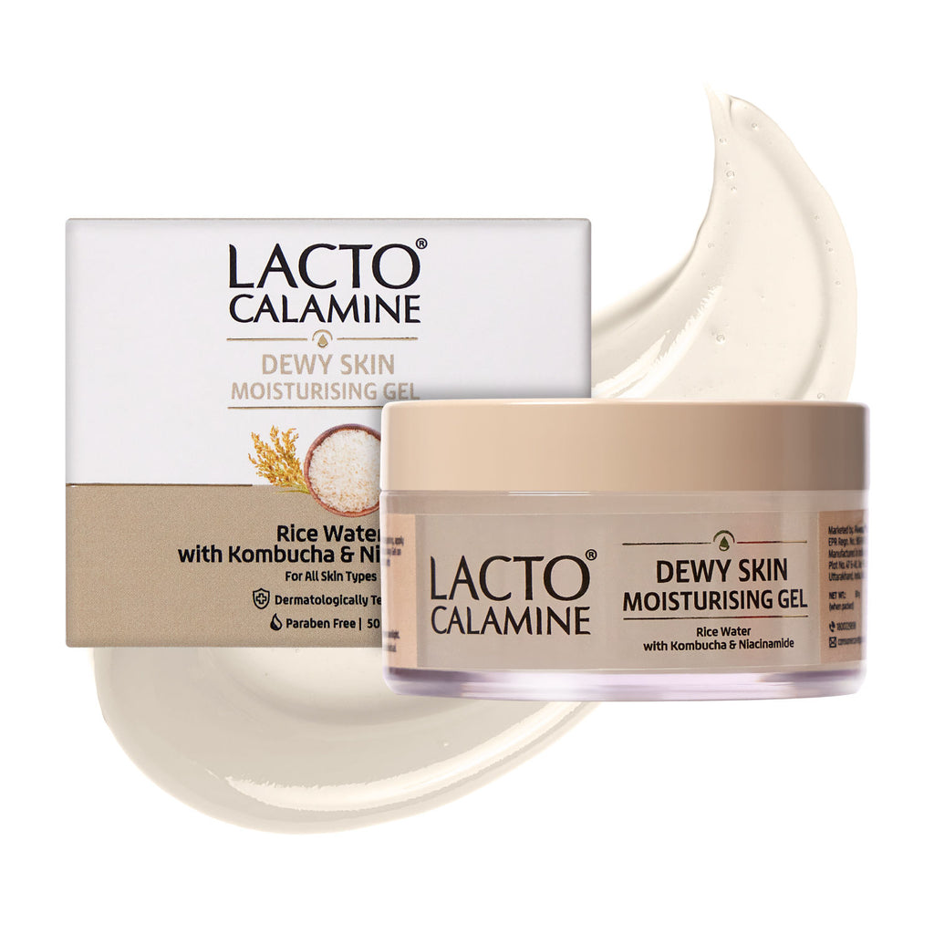 Dewy Rice Moisturizer for Face, Rice Water & Niacinamide, For Korean Glass Skin