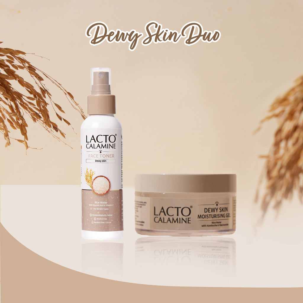 Dewy Rice Moisturizer for Face, Rice Water & Niacinamide, For Korean Glass Skin