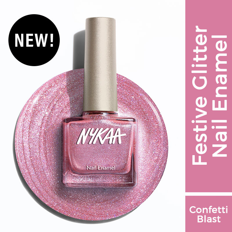 Nykaa Glitter Nail Enamel - Confetti Blast 465