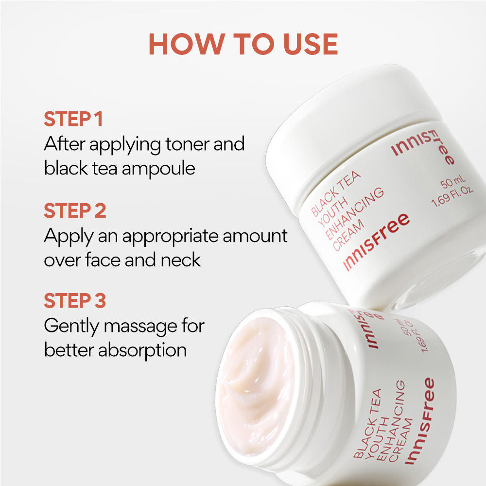 Black Tea Youth Enhancing Cream For Anti-Aging & Improving Textured Skin