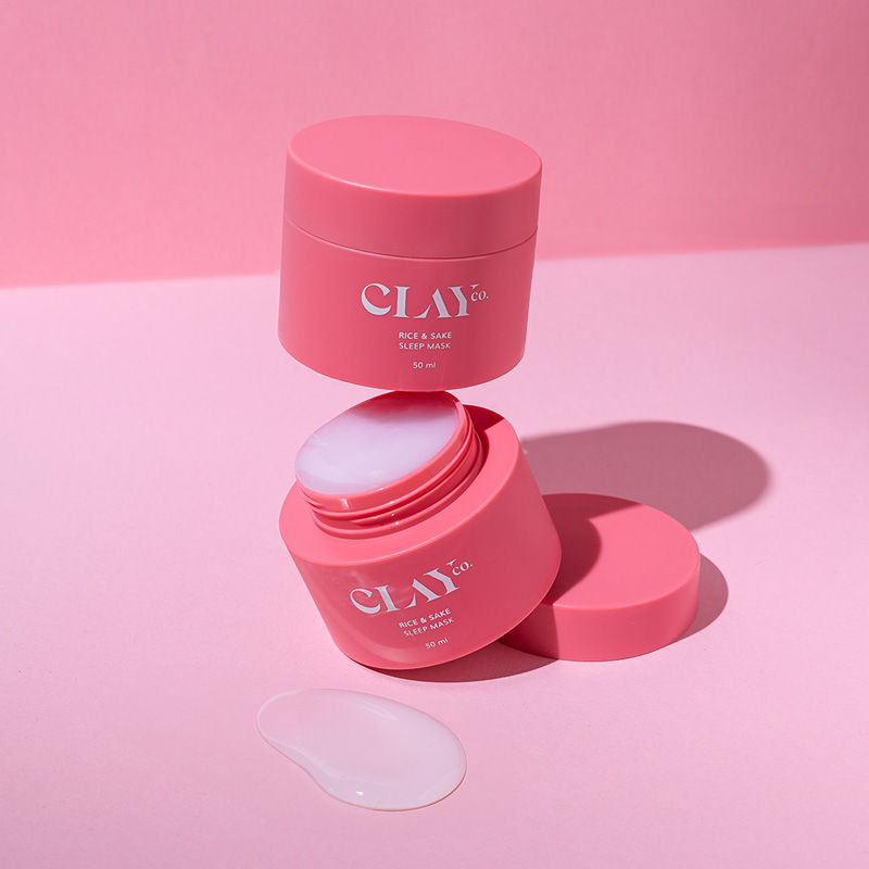 Rice & Sake Sleeping Mask Night Gel Cream With Vitamin C For Brightening & Hydration