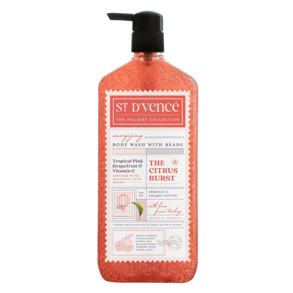 The Citrus Burst Body Wash With Salicylic Acid Beads