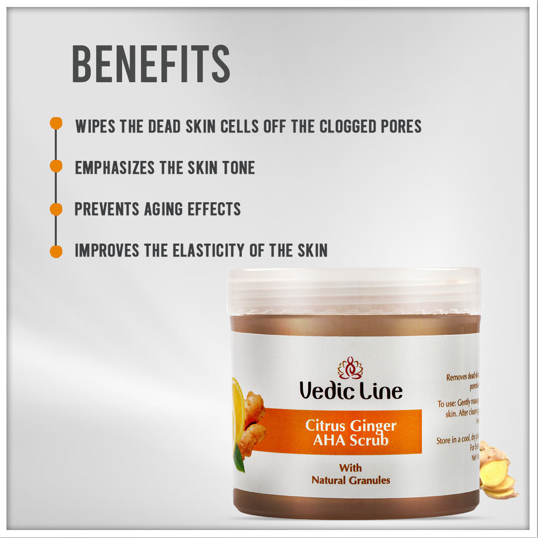 Citrus Ginger AHA Scrub