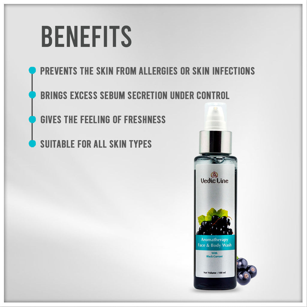 Aromatherapy Face & Body Wash With Black Currant