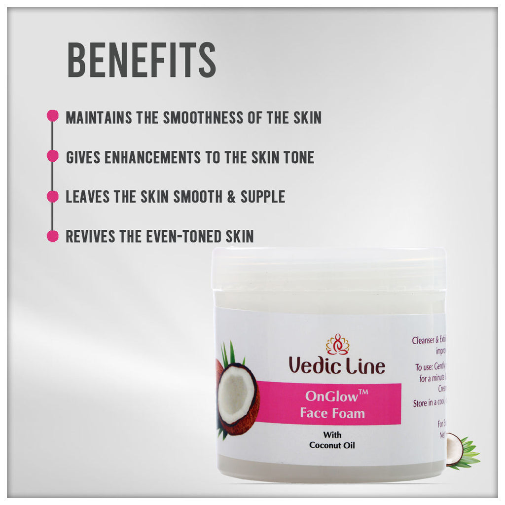Onglow Face Foam With Coconut Oil