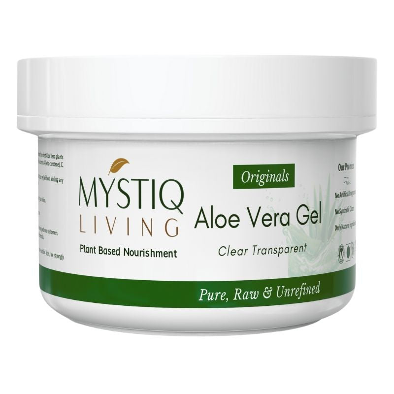 Aloe Vera Gel for Face, Hair & Skin, 100% Pure and Organic| Best for Dry Skin