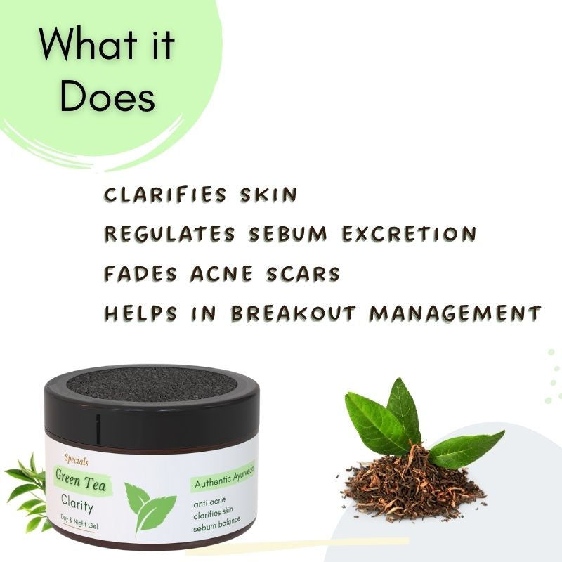 Acne Gel Cream, Face Moisturizer For Oily Skin With Green Tea, Best Cream For Pimple