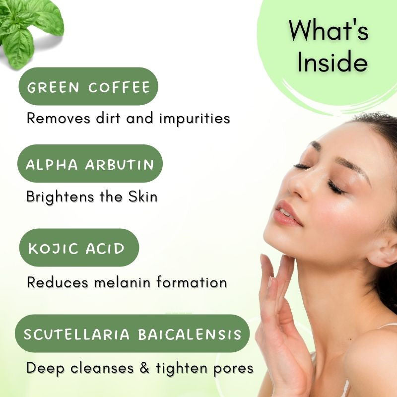 De Tan Face Pack For Pigmentation, Glowing Skin For Women With Green Coffee