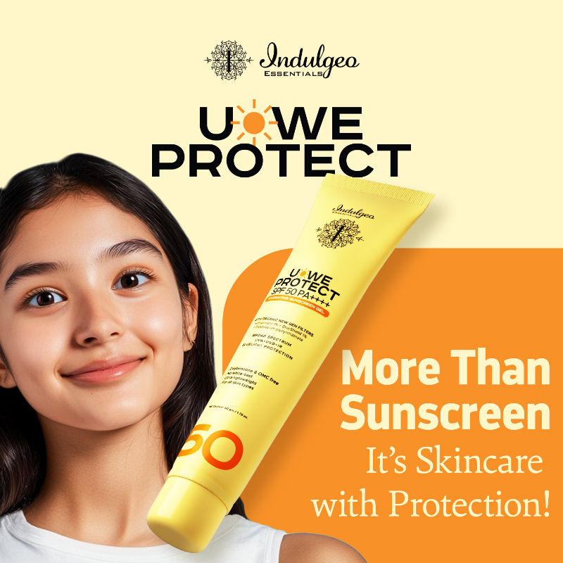 U-We Protect Ultra Light Sunscreen Gel Spf50 Pa++++ With Korean Uv Filters
