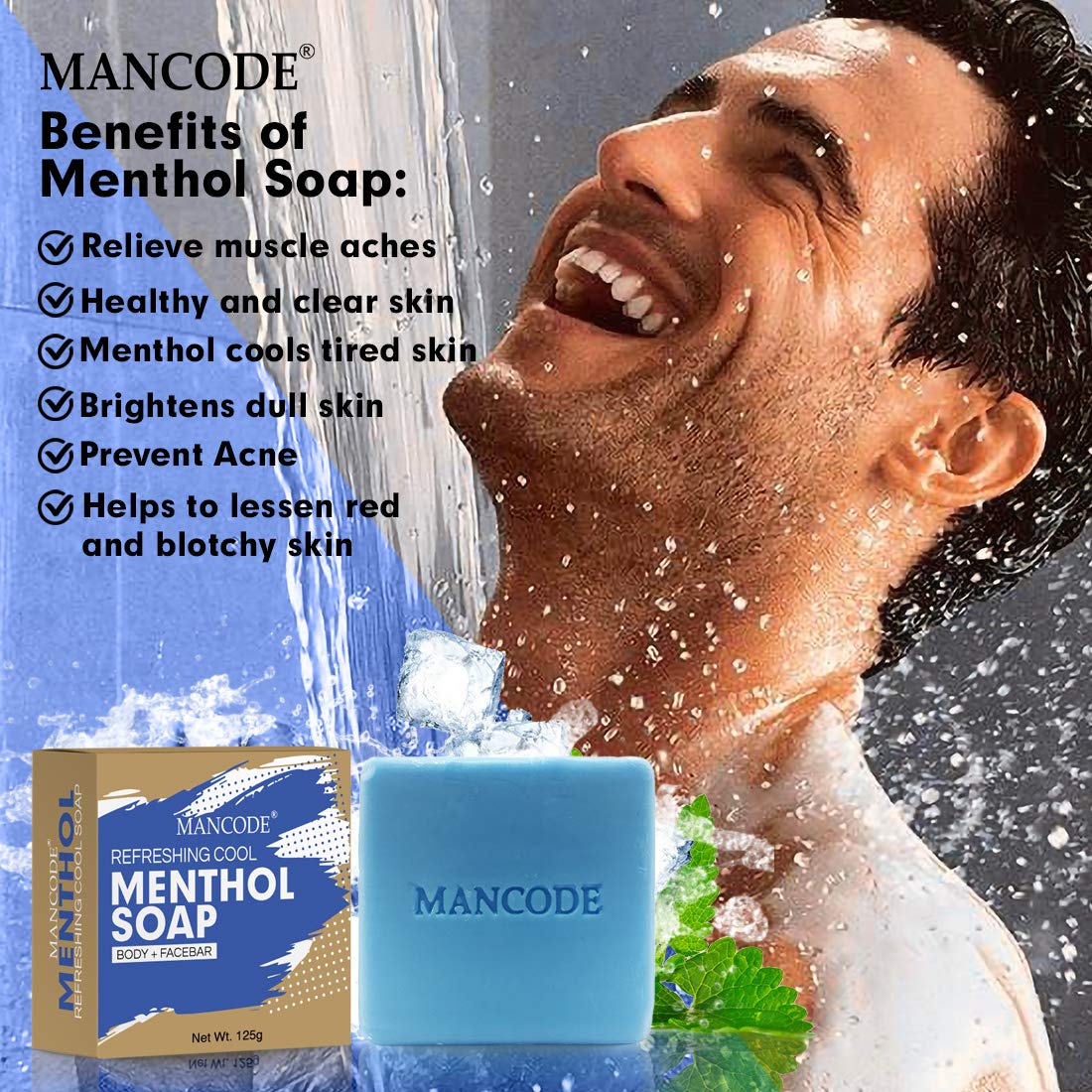 Refreshing Cool Menthol Soap