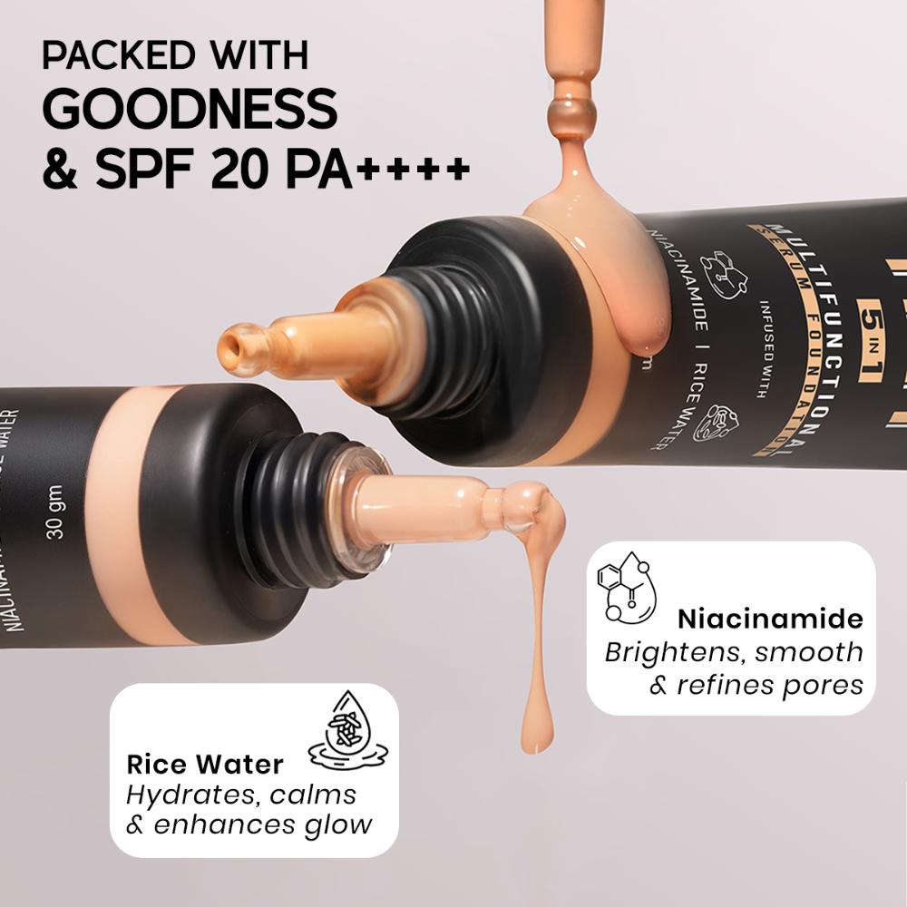Skin Tint 5In1 Multifunctional Serum Foundation
