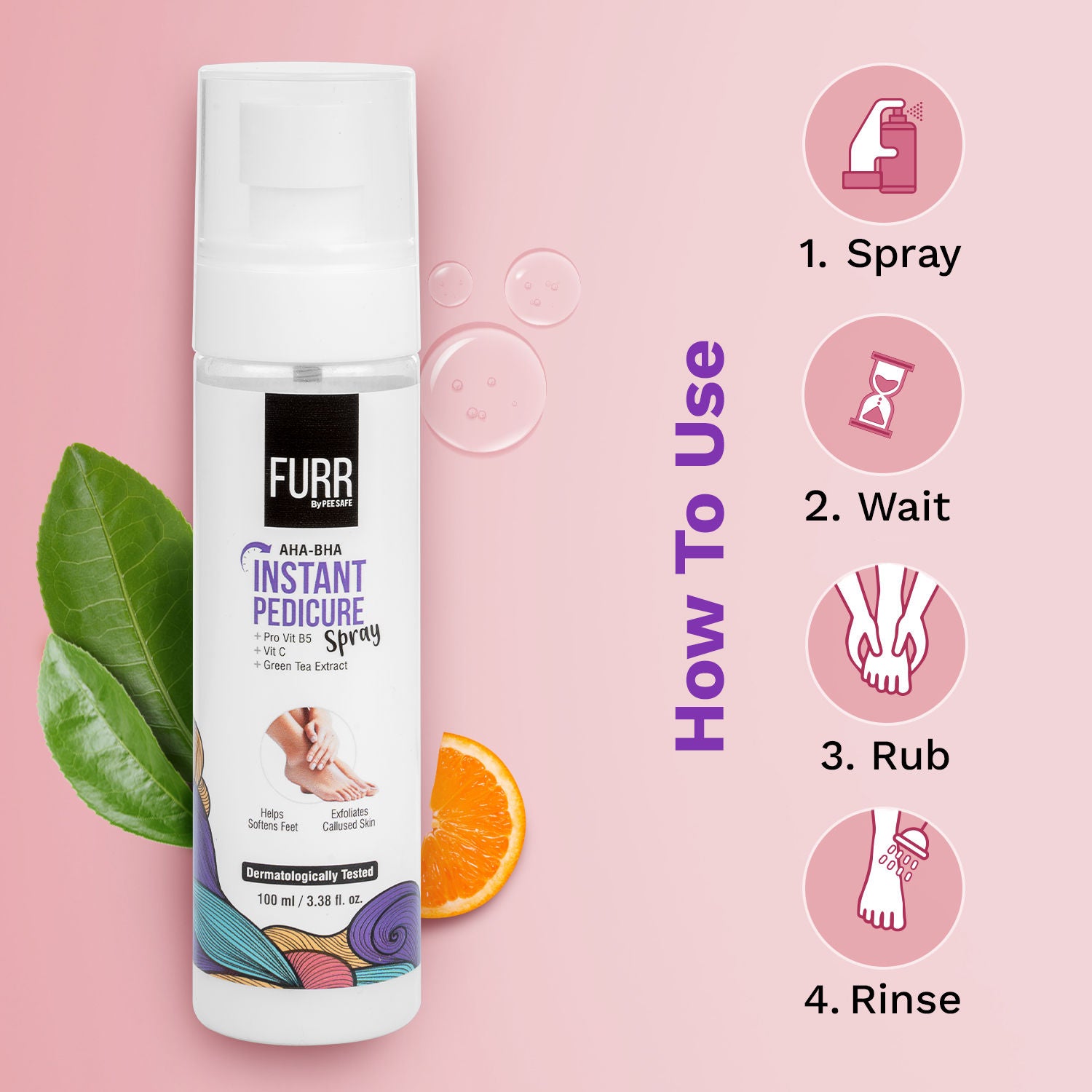 By Pee Safe Instant Pedicure Spray