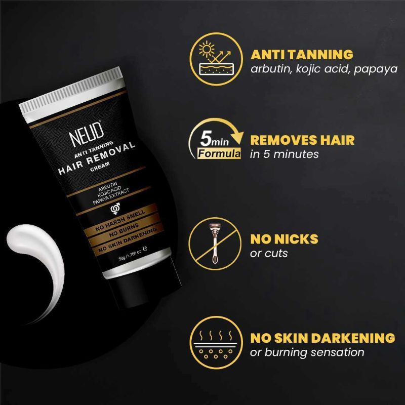 Anti-Tanning Hair Removal Cream Twin Pack