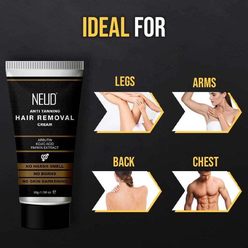 Anti-Tanning Hair Removal Cream Twin Pack
