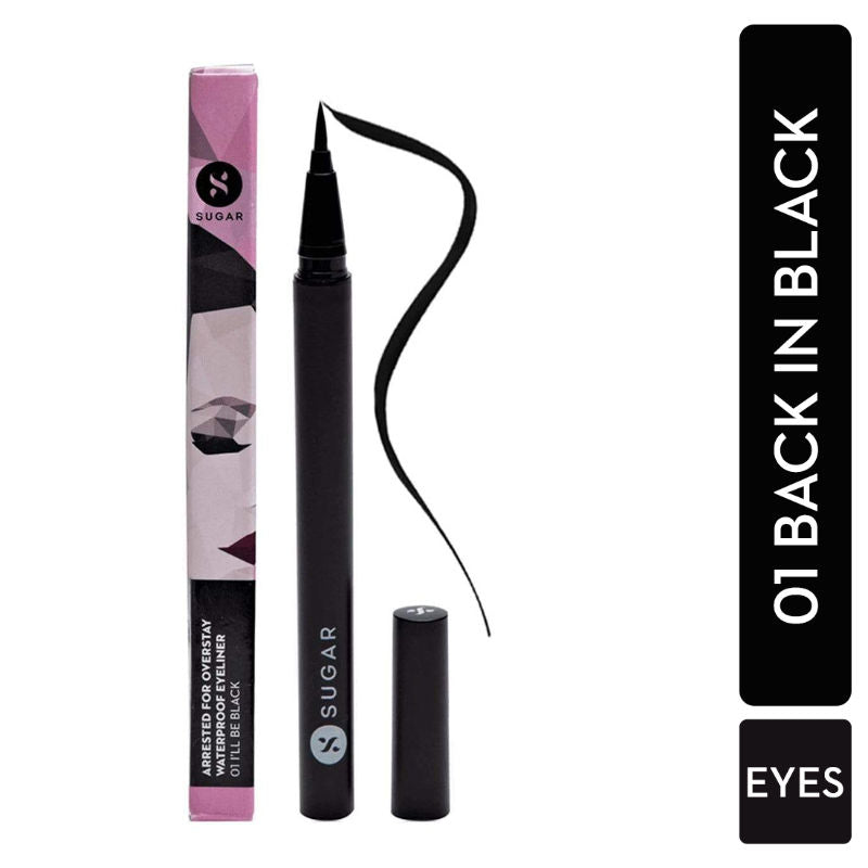 Arrested For Overstay Waterproof Eyeliner - 01 I'll Be Black (Black)