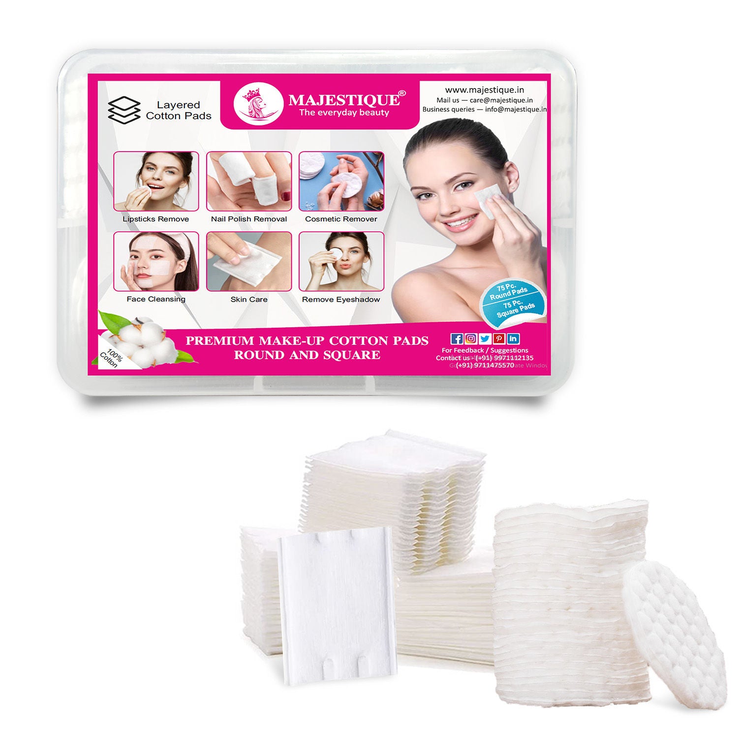 Premium Make-Up Removal Cotton Pads