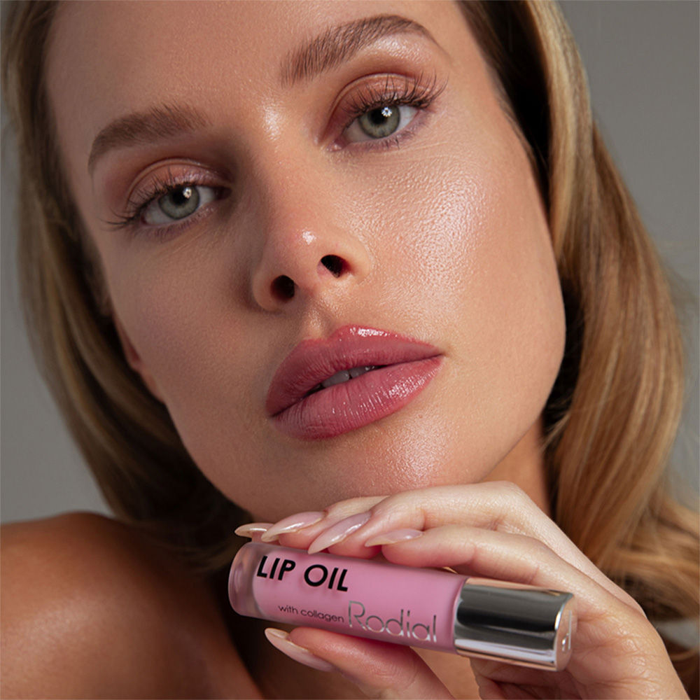 Vegan Collagen-Infused Lip Oil Sugar Coral - Plumps, Hydrates And Improves Lip Barrier