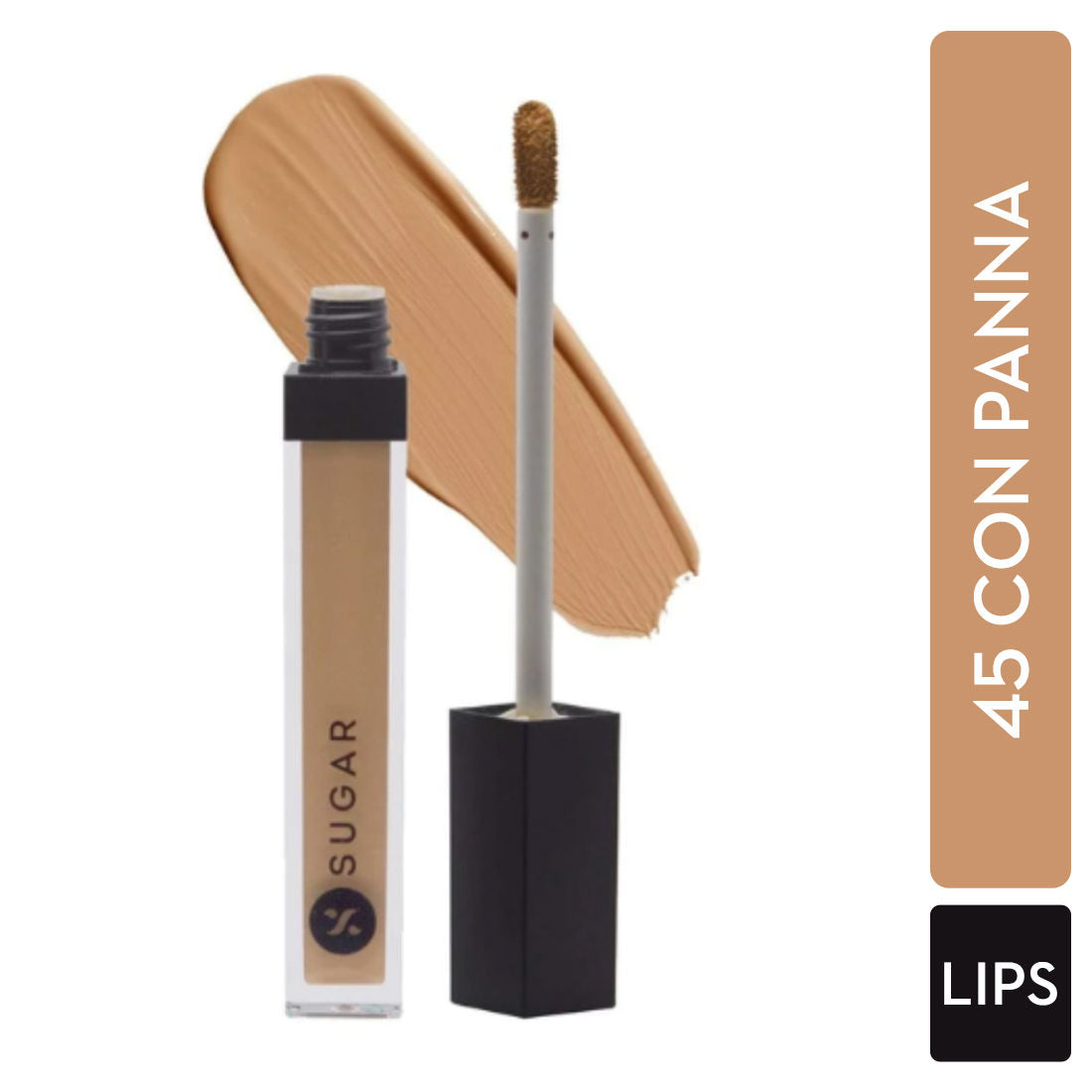 Magic Wand Waterproof Concealer - 45 Con Panna (Medium Beige, Golden Undertone)
