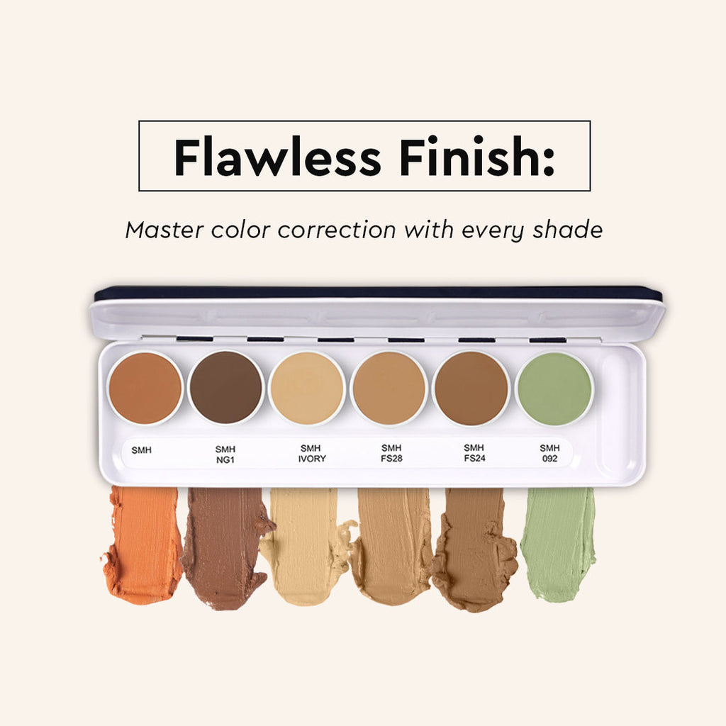 Foundation Ultra HD 6 in 1 Camouflage Concealer Corrector Supraemeshield Must Have Makeup Palette