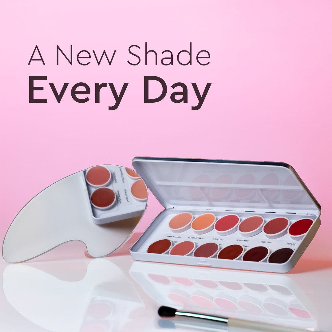 Studio Lip Spectrum 12 Color Cream Lipstick Palette