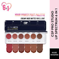 Studio Lip Spectrum 6 Color Cream Lipstick Palette
