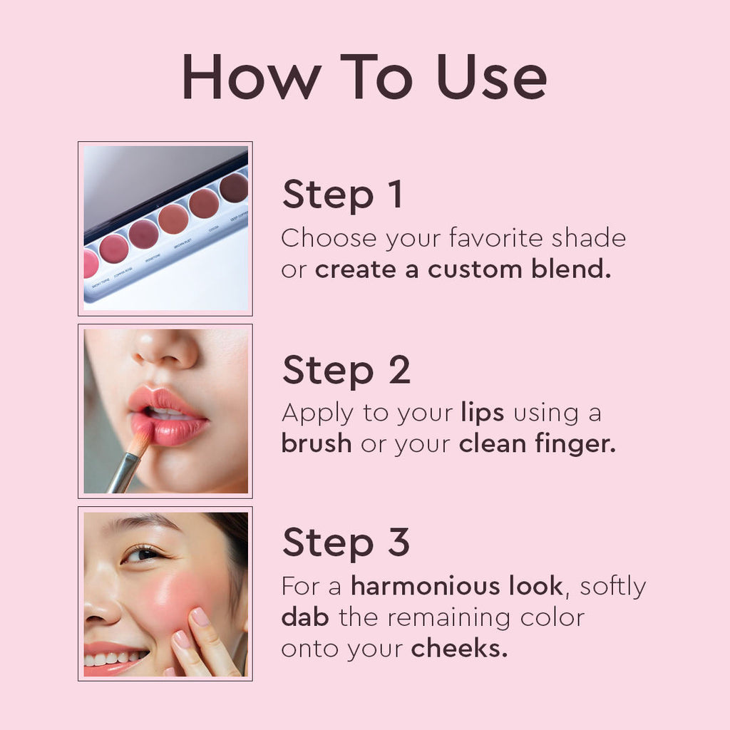 Studio Lip Spectrum 6 Color Cream Lipstick Palette
