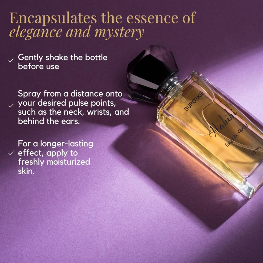 Habibi Eau De Parfum Floral & Woody Long-Lasting Unisex Fragrance