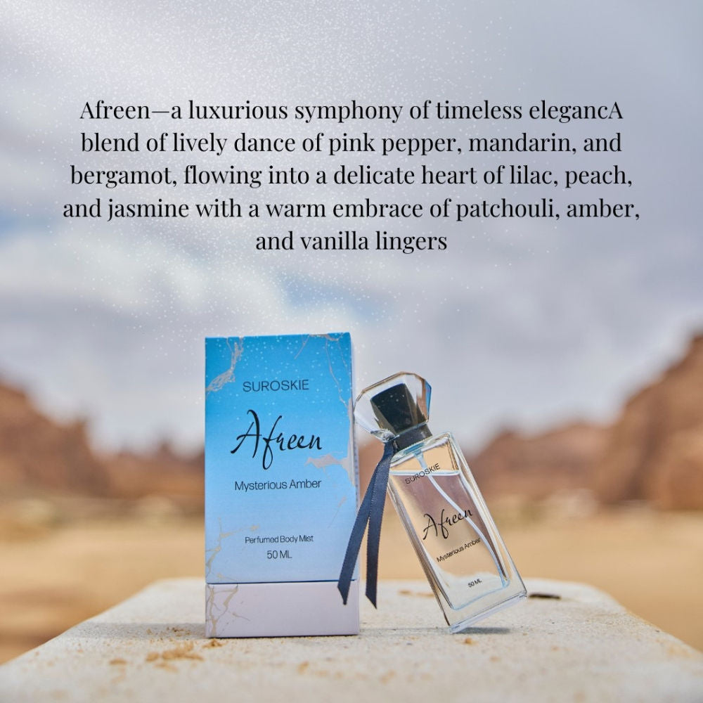 Afreen Perfume Aqua, Jasmine & Vanilla Long Lasting Unisex Perfume