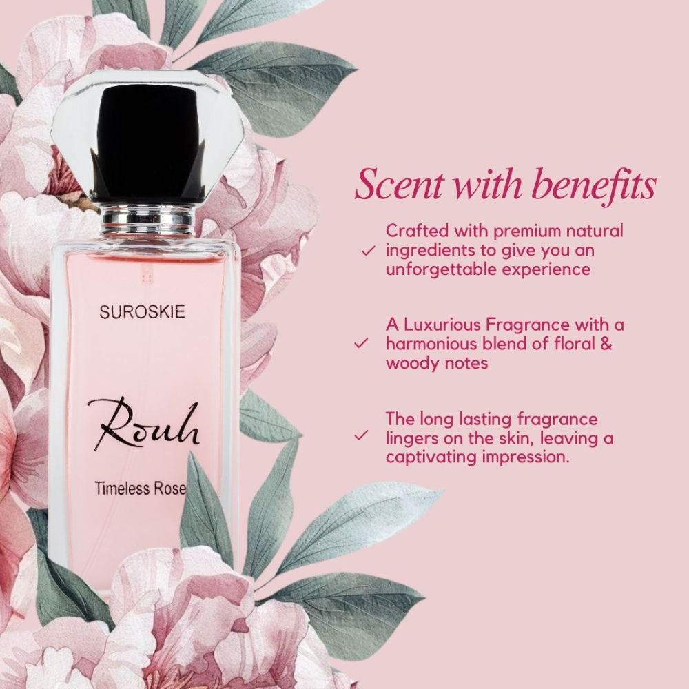 Rouh Perfume Long Lasting Citrus & Floral Scent for Men & Women