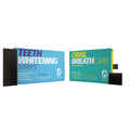 Teeth Whitening Strips + Oral Breath Care Strips(Mouth Wash Substitute)