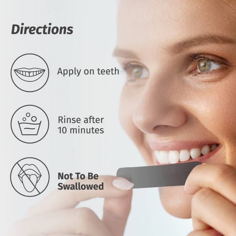 Teeth Whitening Strips + Oral Breath Care Strips(Mouth Wash Substitute)