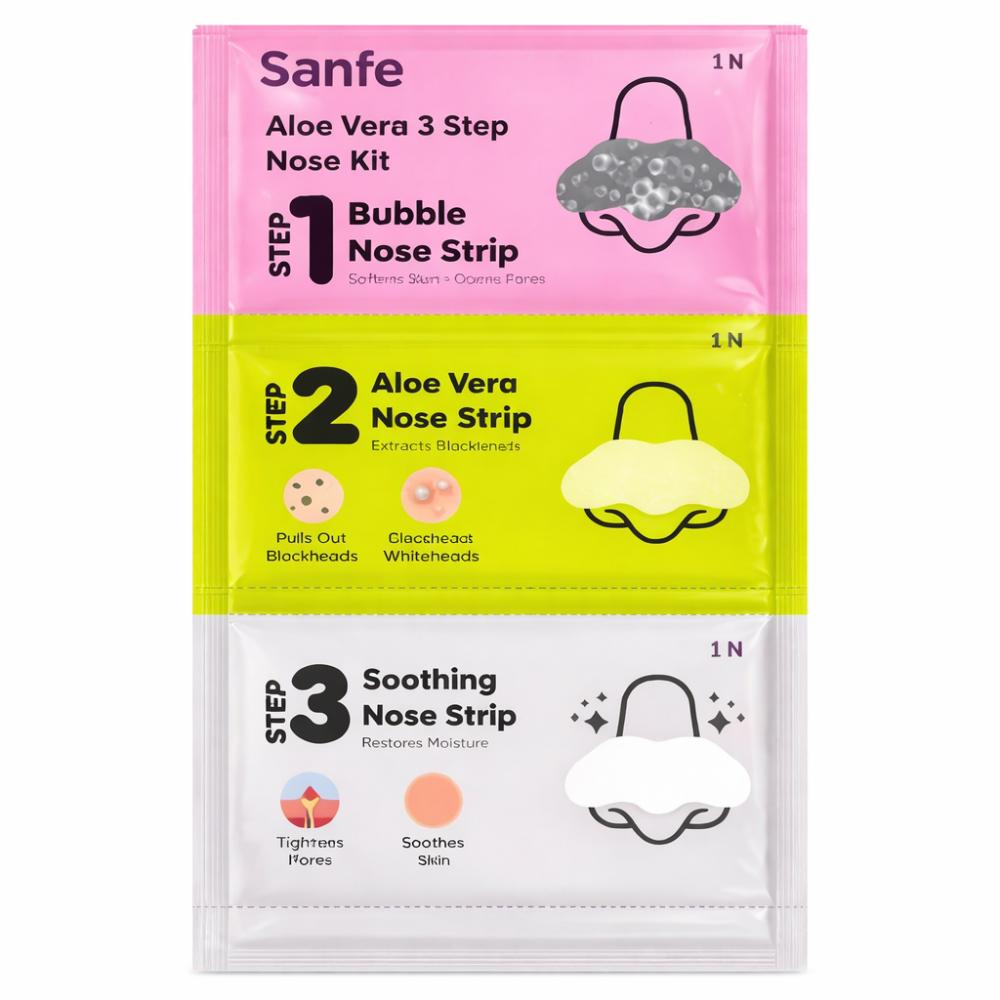 Deepdetox 3-In-1 Nose Strips For Blackhead Removal