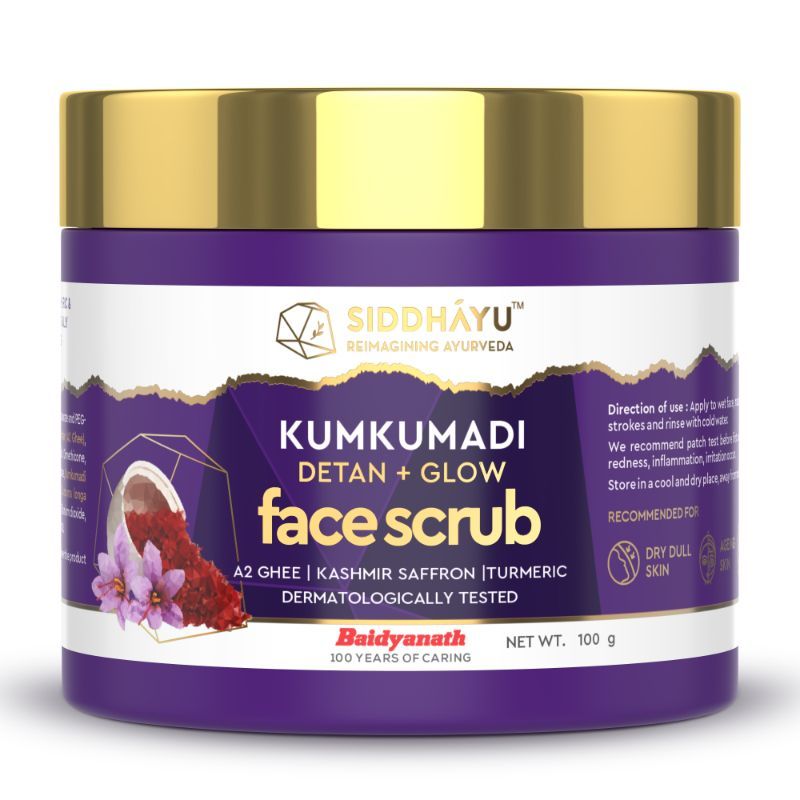 Kumkumadi Detan + Glow Face Scrub - 100g