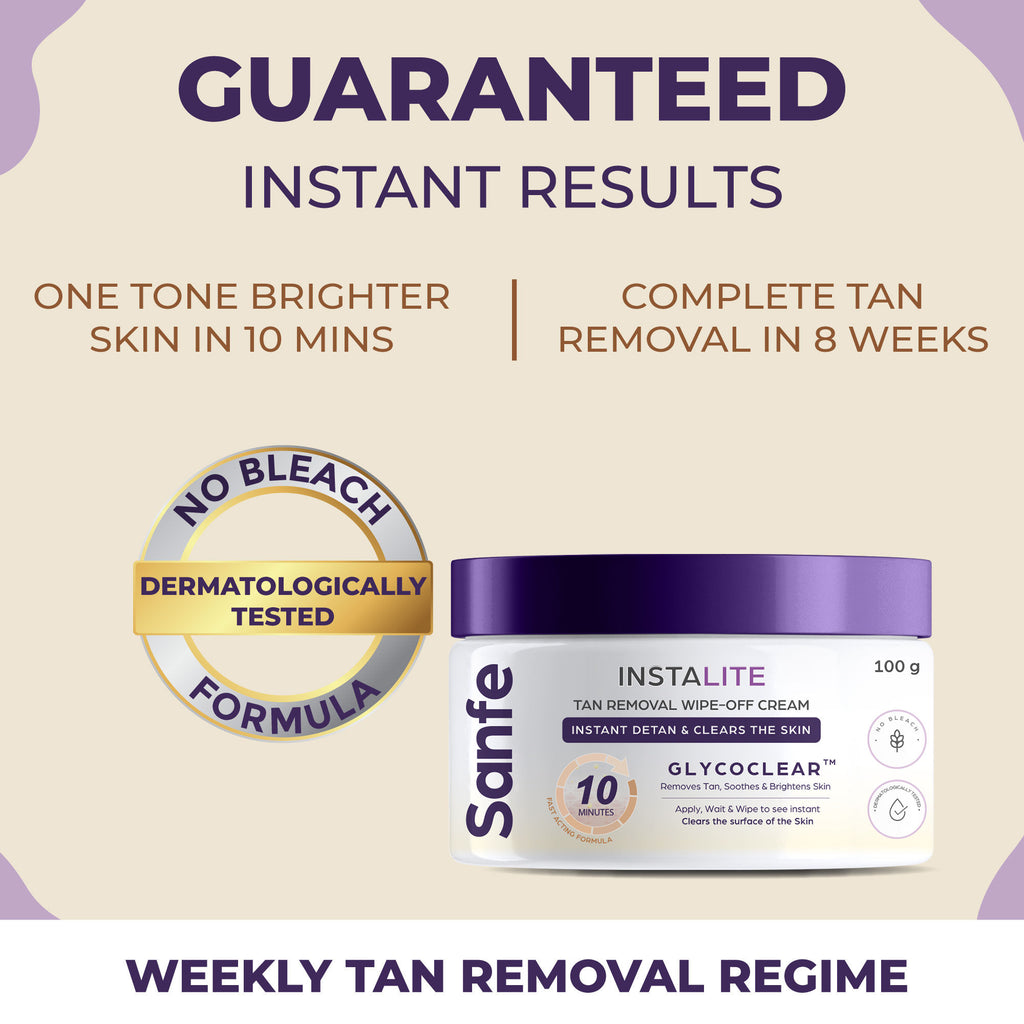 Instalite Detan Wipe Off Body Cream