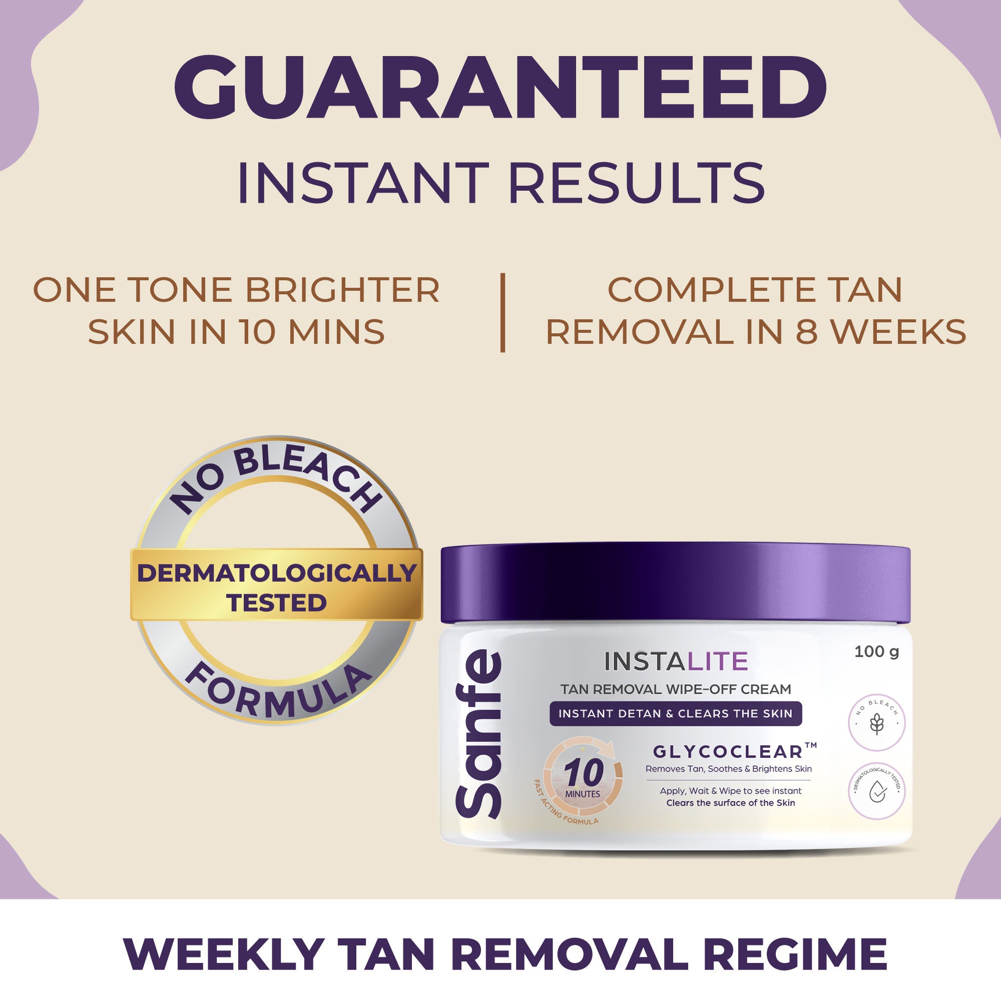 Instalite Detan Wipe Off Body Cream