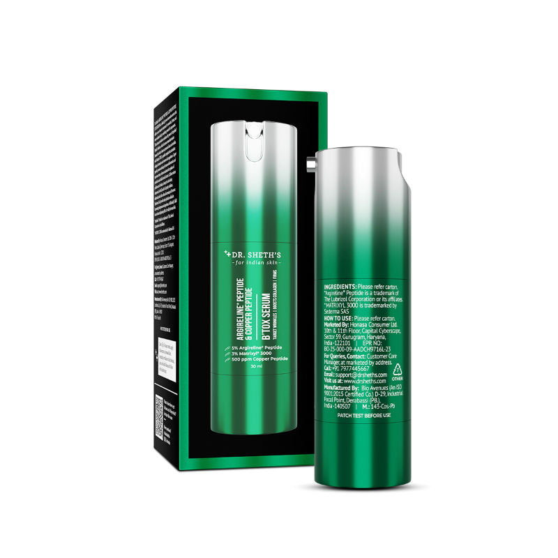Argireline Peptide & Copper Peptide B'tox Serum