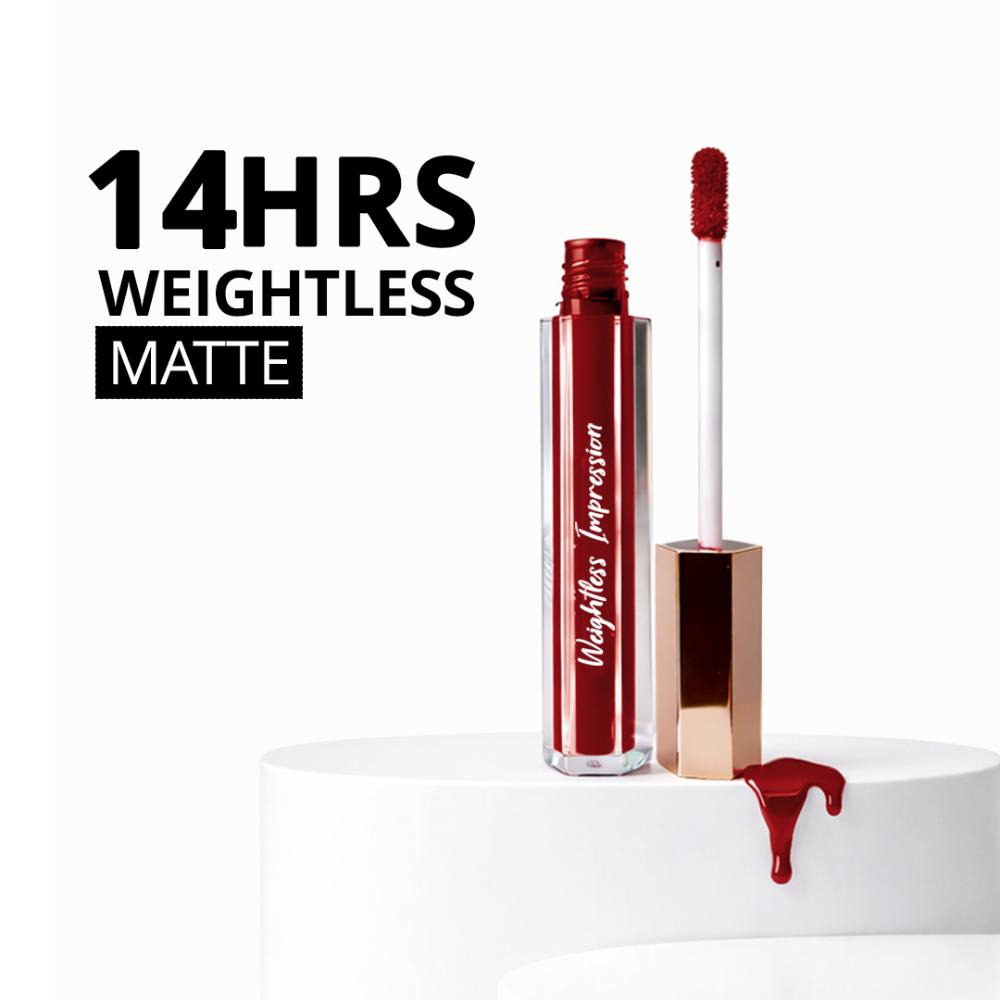 Weightless Impressions Liquid Lipstick Light Weight Smudgeproof Long Lasting - April